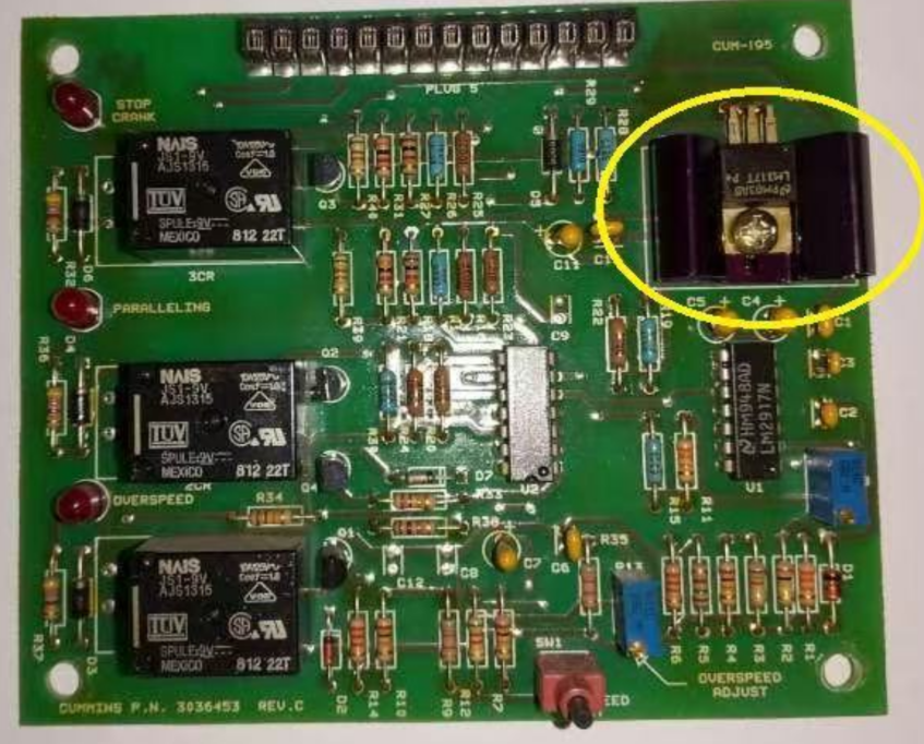 PCB -SSANGYONG-CUMMINS DIESEL GENERATOR-Model: LTA10GCM22